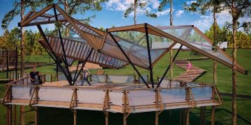 В Трёхгорном выбрали подрядчика для благоустройства парка «Глухарь»