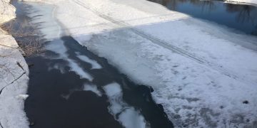 В Трёхгорном идёт подготовка к весеннему паводку