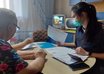 В Трёхгорном сотрудники отделения по вопросам миграции выезжают на дом к маломобильным гражданам