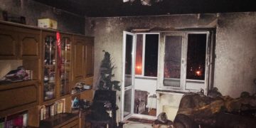 Пожар в квартире едва не унёс жизнь женщины