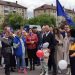 Жители Трёхгорного в День России исполнили Гимн РФ