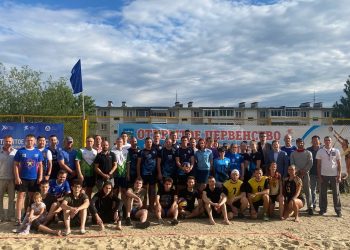 В Трёхгорном проходит первенство города и ПСЗ по пляжному волейболу