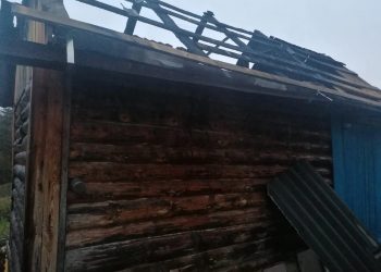 В садовом товариществе «Юбилейное» загорелась баня