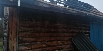 В садовом товариществе «Юбилейное» загорелась баня