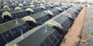 В Челябинской области за 12 дней построили городок для подготовки мобилизованных