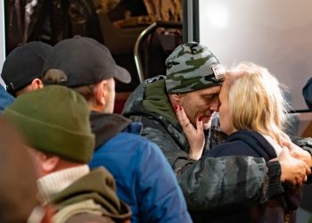 Трёхгорный проводил третью группу мобилизованных мужчин