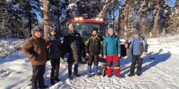 В Трёхгорном подготовили к новому сезону лыжню и катки