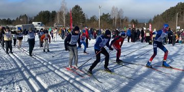 453 жителя Трёхгорного приняли участие в массовой зимней гонке «Лыжня России»