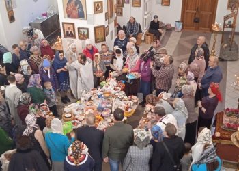 В Трёхгорном верующие отметили Пасху