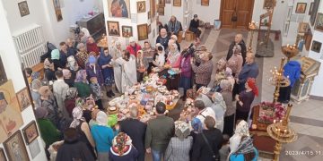 В Трёхгорном верующие отметили Пасху