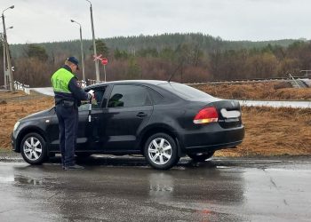 В Трехгорном полицейские ловят пьяных водителей