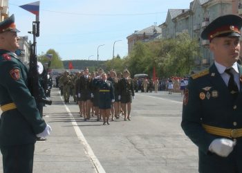 Трёхгорный отметил 78-летие великой Победы над фашизмом