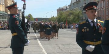 Трёхгорный отметил 78-летие великой Победы над фашизмом