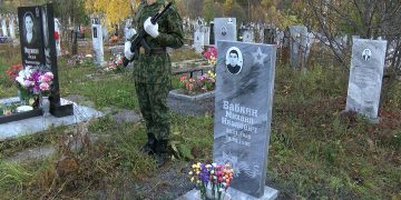 В Трёхгорном восстановили заброшенную могилу ветерана Великой Отечественной войны