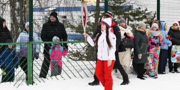 В Трехгорном зажгли «олимпийский» огонь