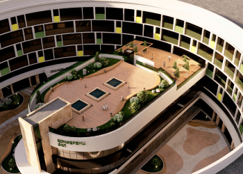 Новый хирургический корпус ЧОДКБ будет оборудован прогулочными зонами на крыше