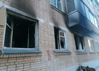 Неосторожность при курении стала причиной пожара на улице Космонавтов