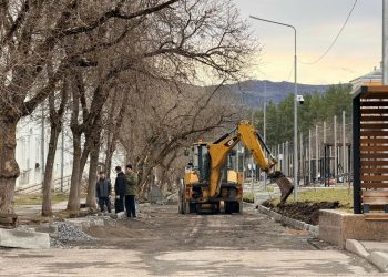 В Трехгорном приступили к ремонту дорожного полотна